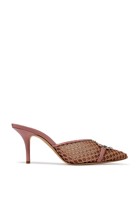 Missy Mesh and Crystal Brooch Mules